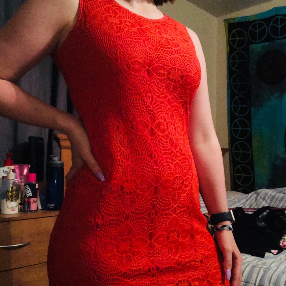 Red dress